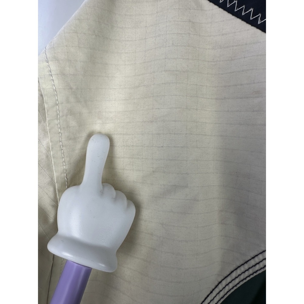 VINTAGE Tommy Hilfiger Sailing Gear Colorblock 90s Jacket Mens XL Green Navy - Picture 15 of 16